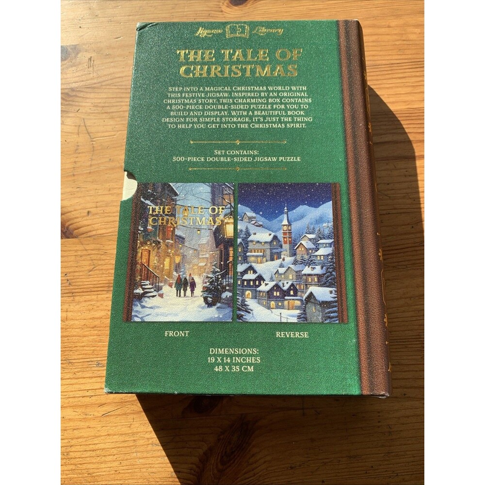 Professor Puzzle Double Sided "The Tale of Christmas Jigsaw Puzzle 500 Piece NWT - Picture 11 of 12